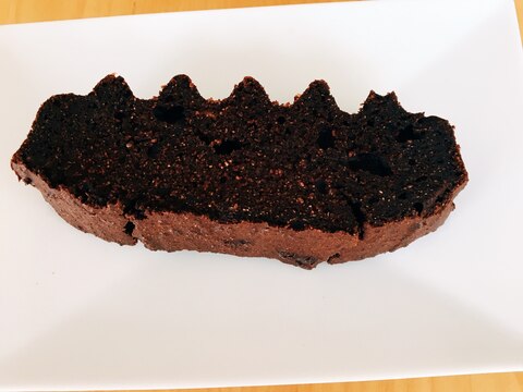 ココアとおからパウダーを使ったチョコレートケーキ